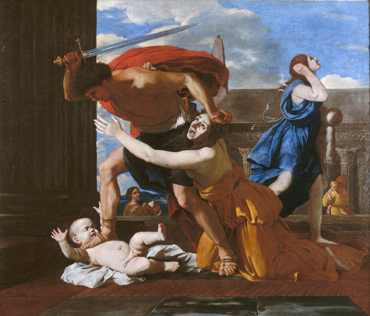Az ártatlanok mészárlása alkotó: Nicolas Poussin