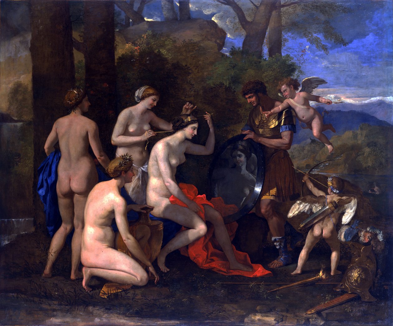 Mars és Vénusz alkotó: Nicolas Poussin
