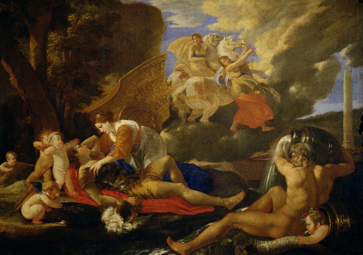 Rinaldo és Armida alkotó: Nicolas Poussin