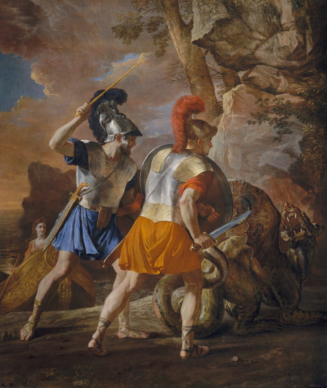 Rinaldo társai alkotó: Nicolas Poussin