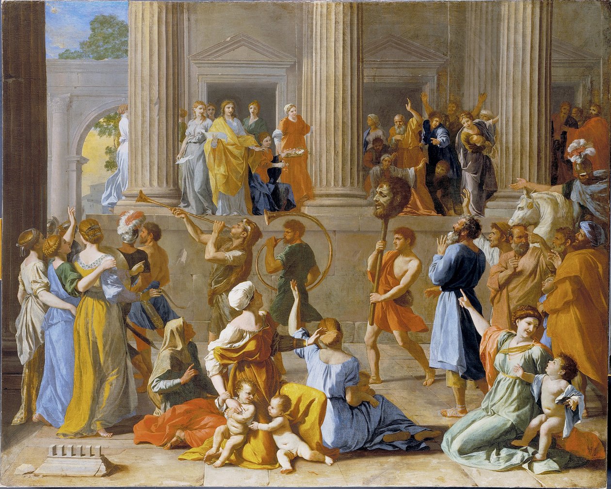 Dávid diadala alkotó: Nicolas Poussin
