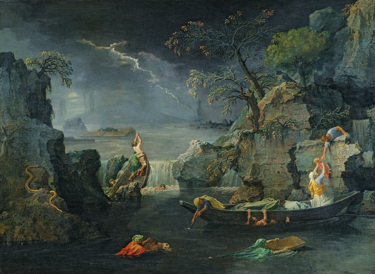 Tél, avagy özönvíz, 1660-64 alkotó: Nicolas Poussin