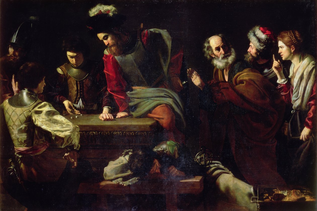 Szent Péter tagadása alkotó: Nicolas Tournier