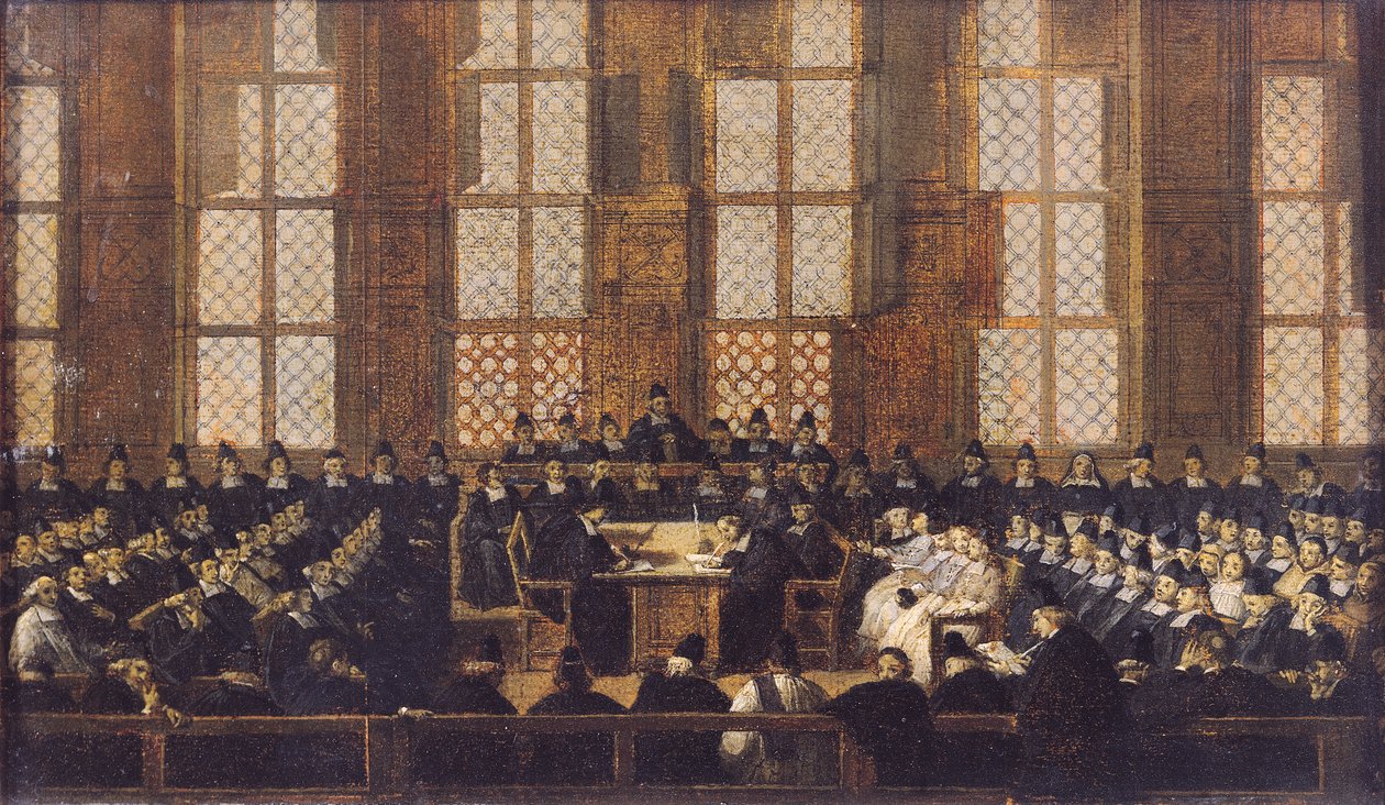 A disszidens püspökök felhívása a Sorbonne-on, 1717. március 5 alkotó: Nicolas Vleughels