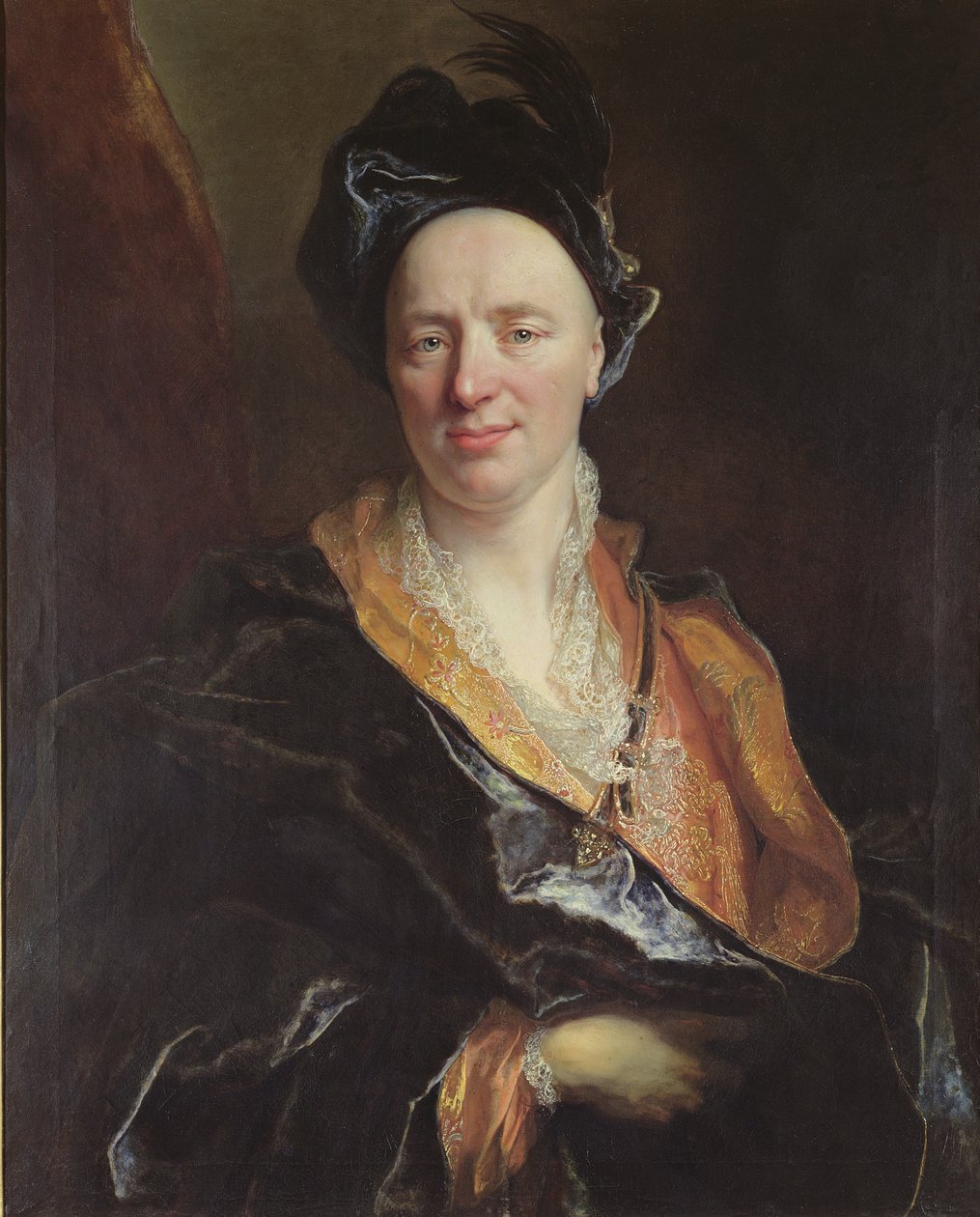 Jean Baptiste Rousseau (1671-1741) portréja 1710 alkotó: Nicolas de Largillière