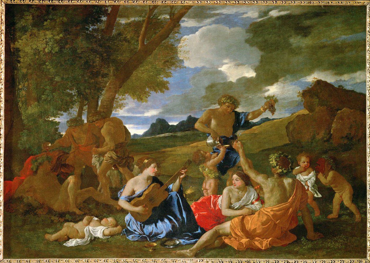 Le Grand Bacchanal ... alkotó: Nicolas (attr.to) Poussin