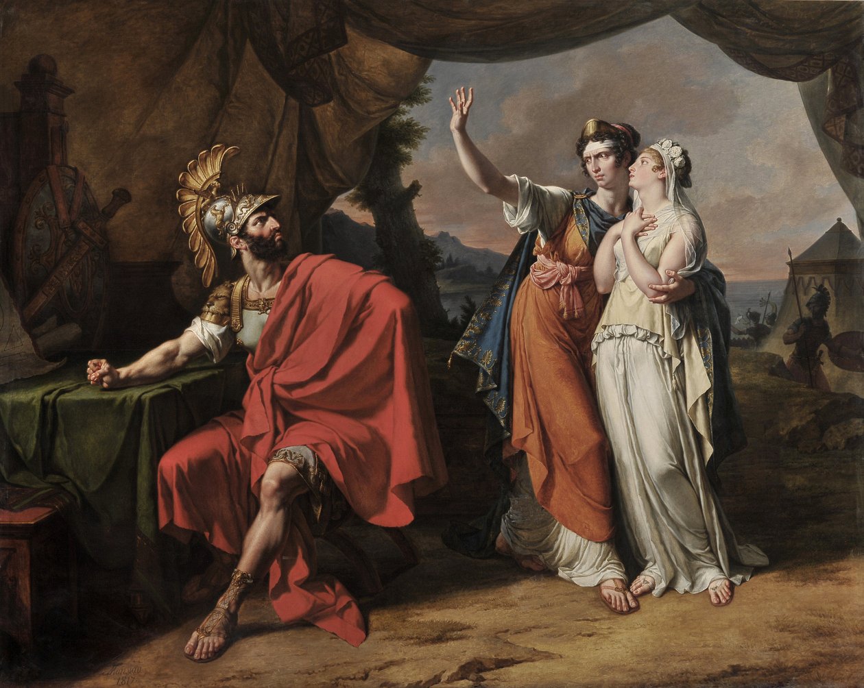 Iphigenia Aulidesben alkotó: Nicolas Andre Monsiau