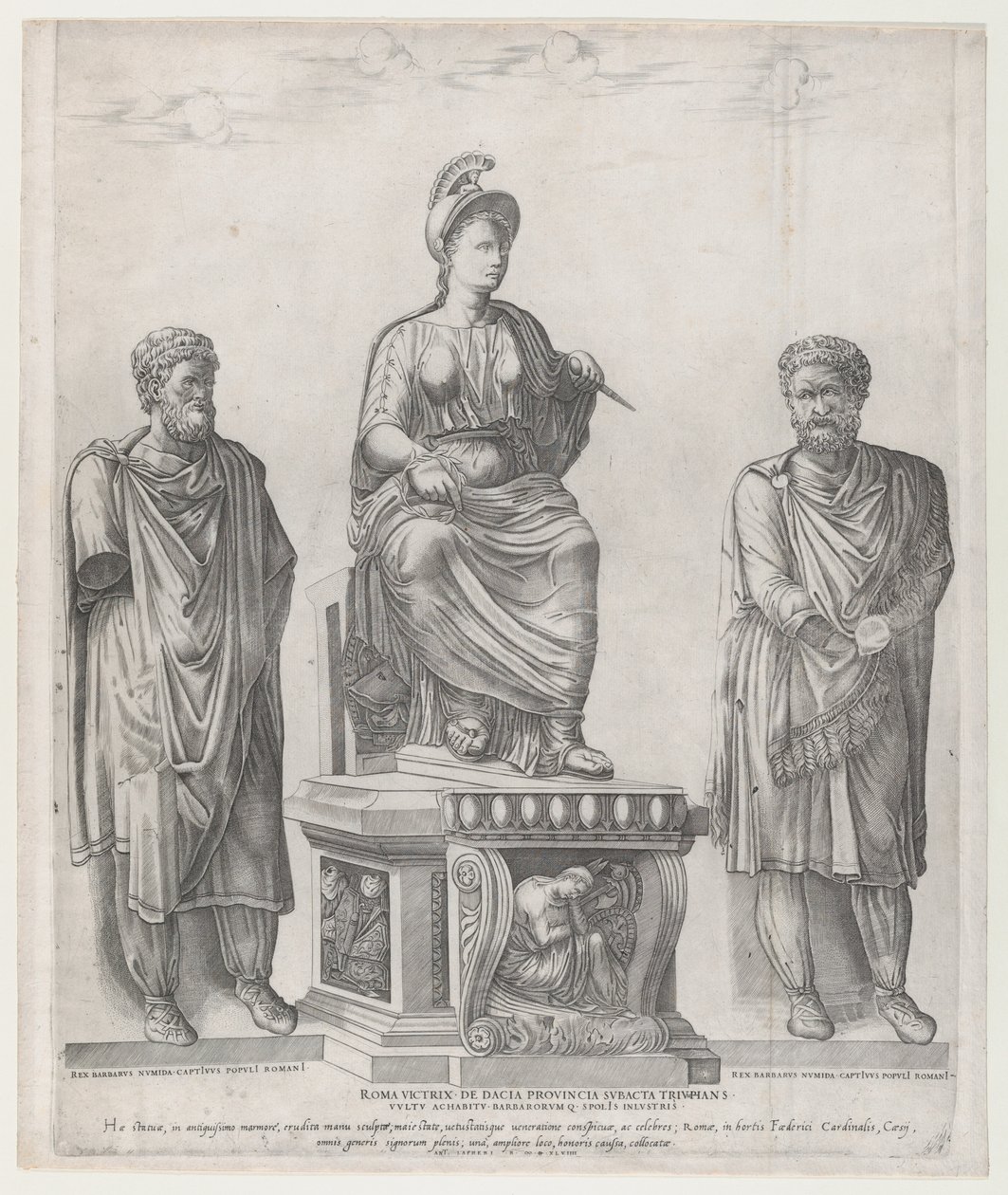 A római pompás tükre: Róma győzelme, 1549. alkotó: Nicolas Beatrizet