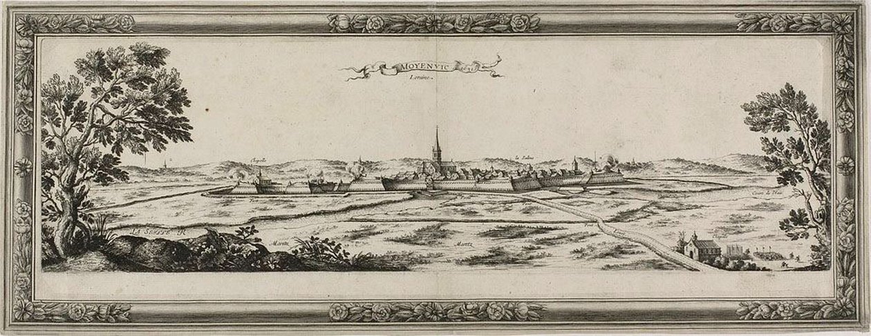 Moyenvic, Lotaringia, 1631 alkotó: Nicolas Cochin