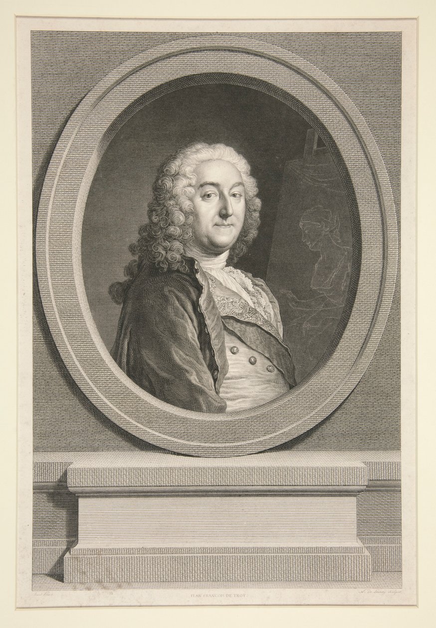 Jean-François de Troy portréja alkotó: Nicolas Delaunay