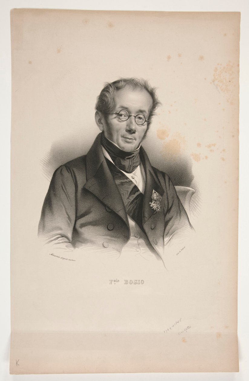 [Baron Fran?ois-Joseph] Bosio portréja alkotó: Nicolas Eustache Maurin