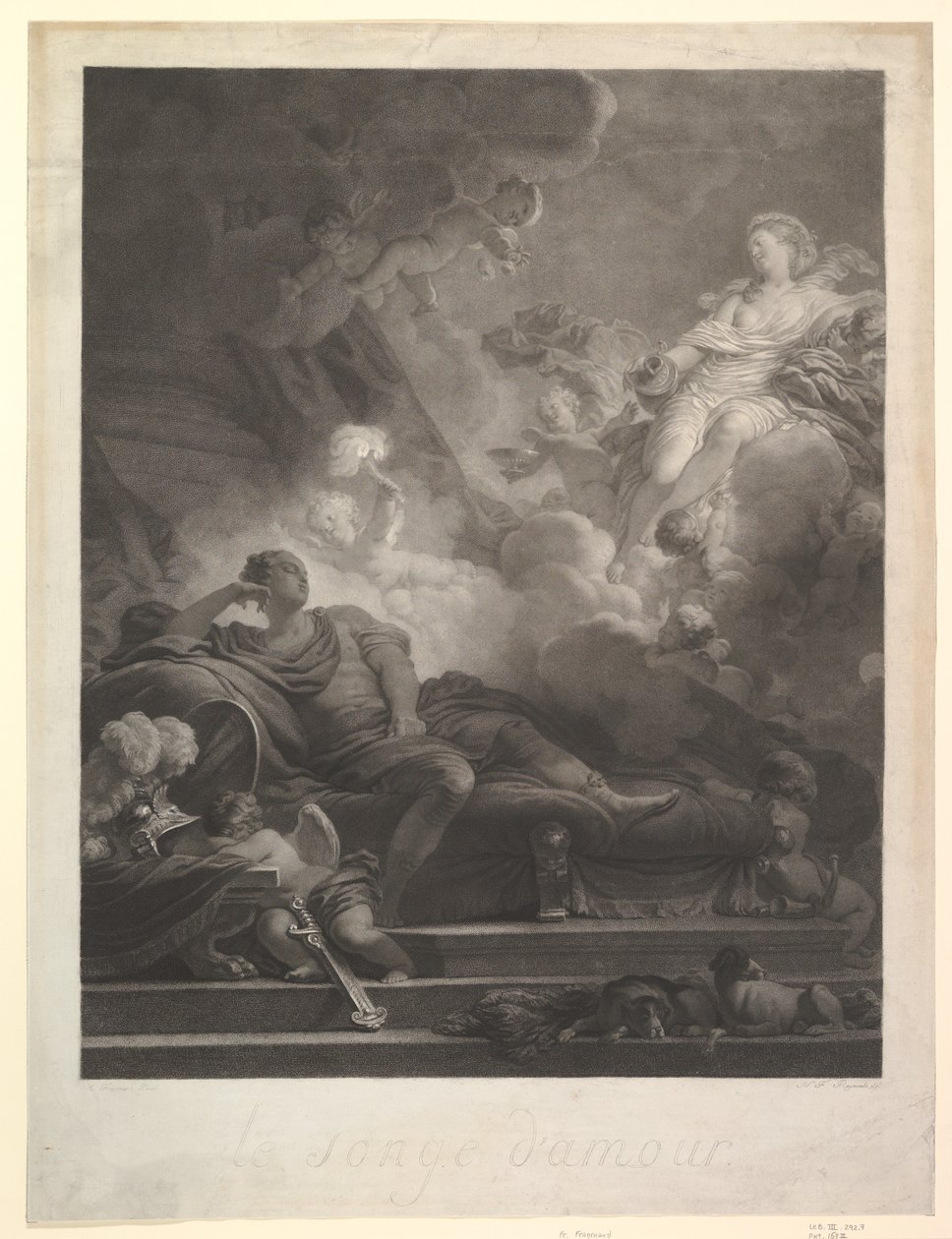A szerelem álma.n.d. alkotó: Nicolas Francois Regnault