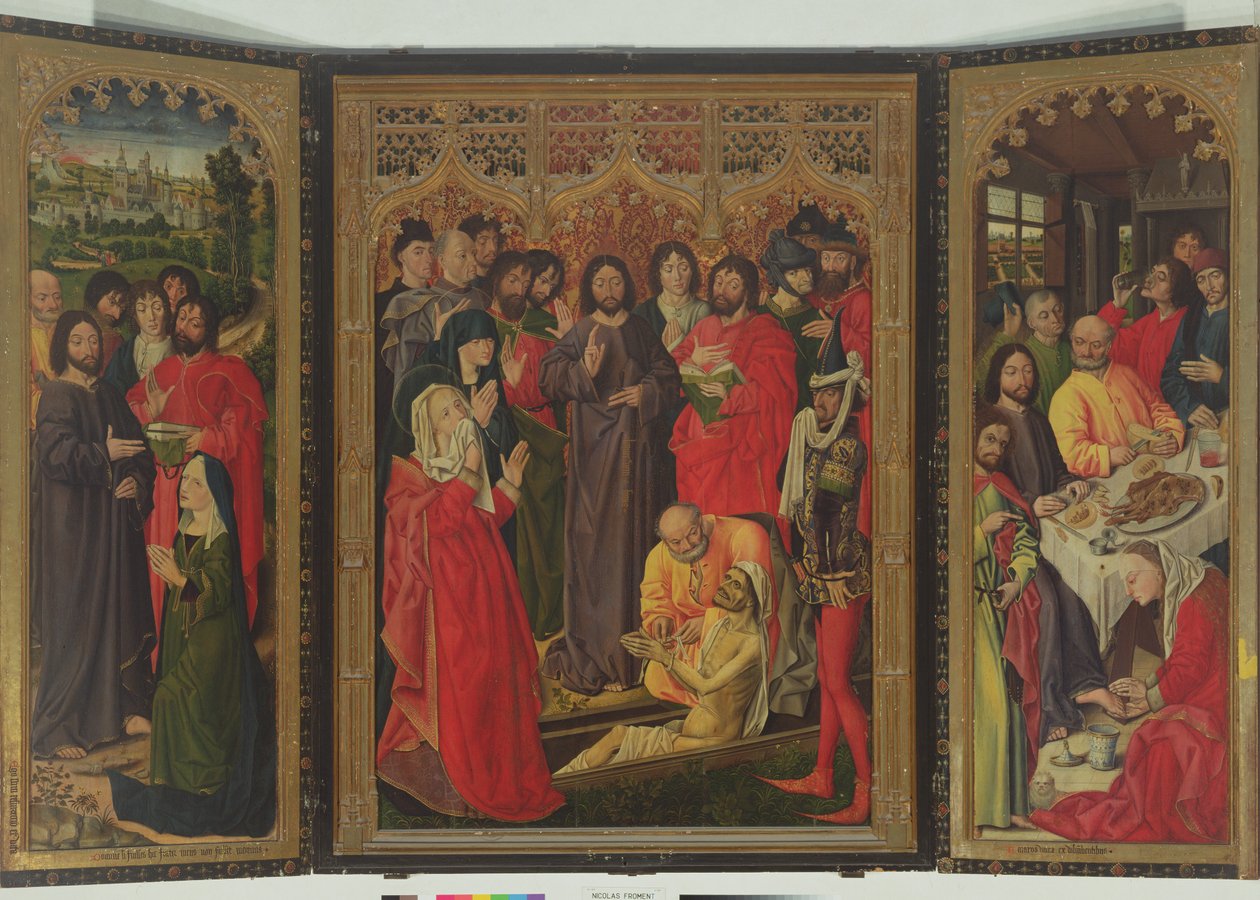 Lázár Triptichon feltámadása alkotó: Nicolas Froment