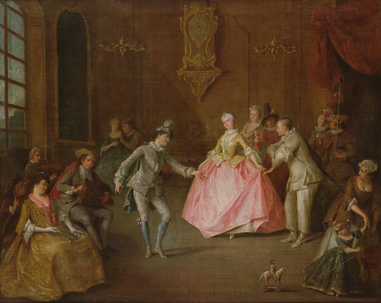 A bál előtt alkotó: Nicolas Lancret