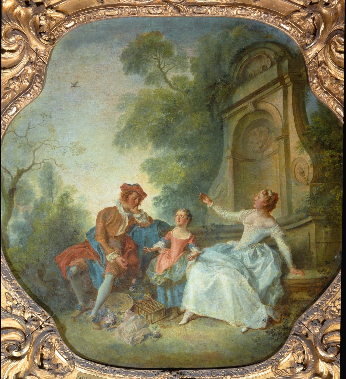 Ártatlanság (olaj, vászon alkotó: Nicolas Lancret