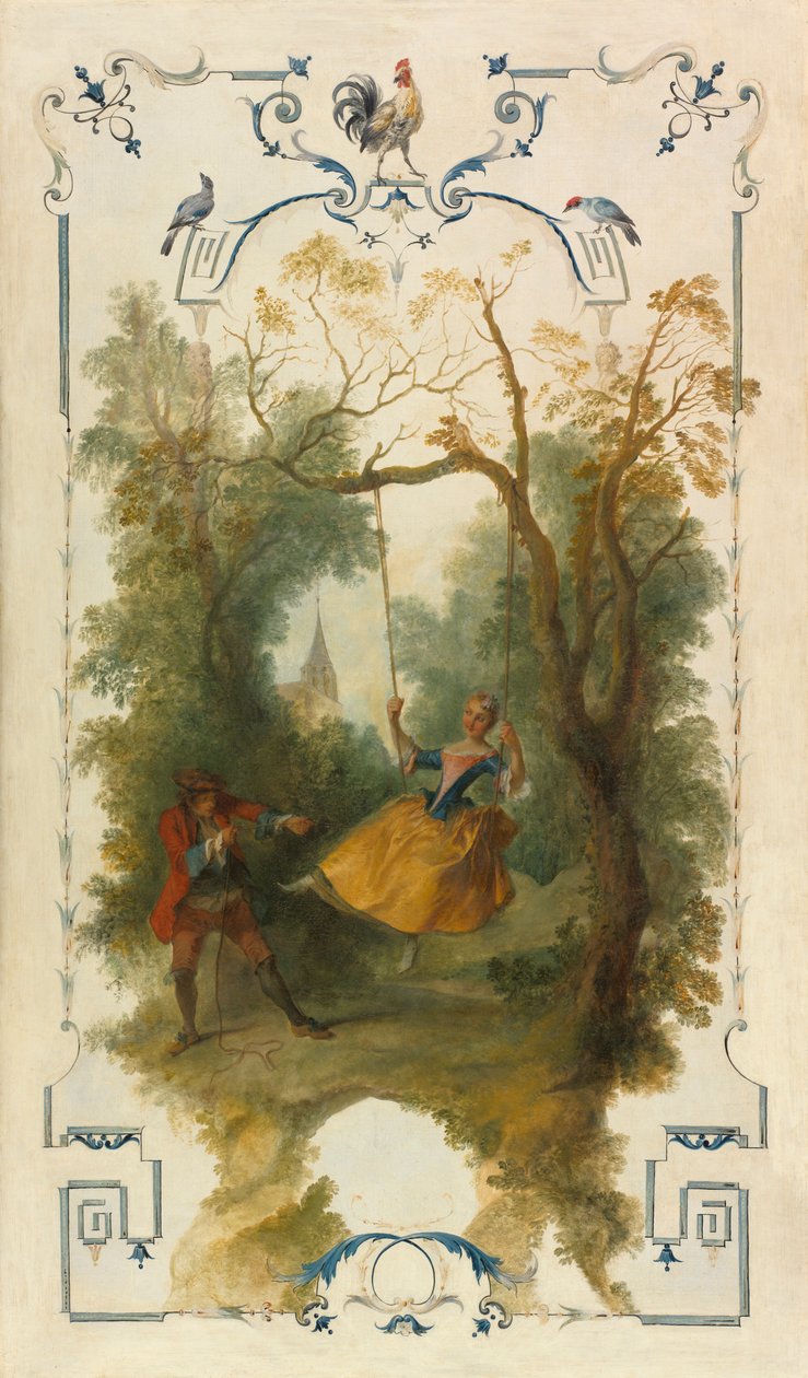 A hinta, c. 1723-1727. alkotó: Nicolas Lancret