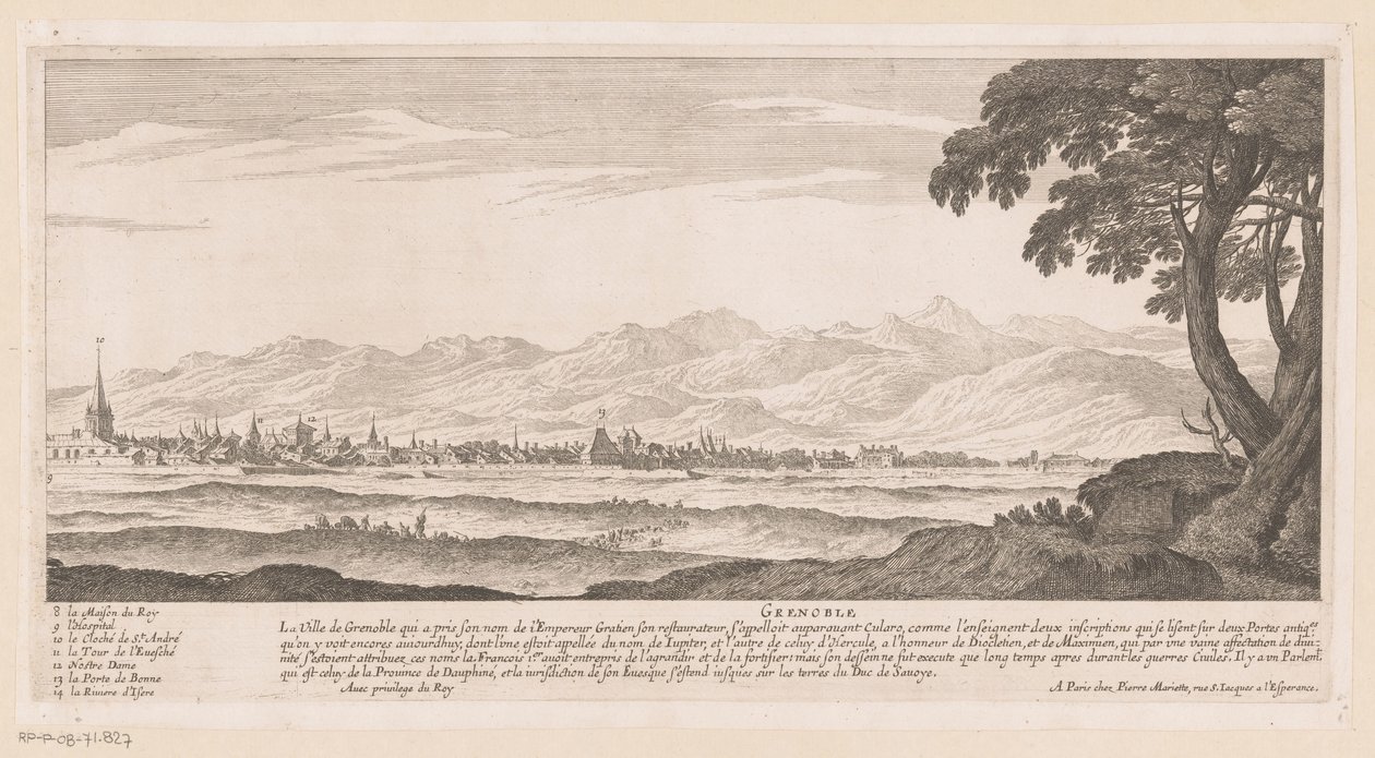 Kilátás Grenoble-ra alkotó: Nicolas Perelle