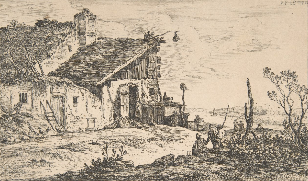Rusztikus táj, 1772., 1772. alkotó: Nicolas Perignon