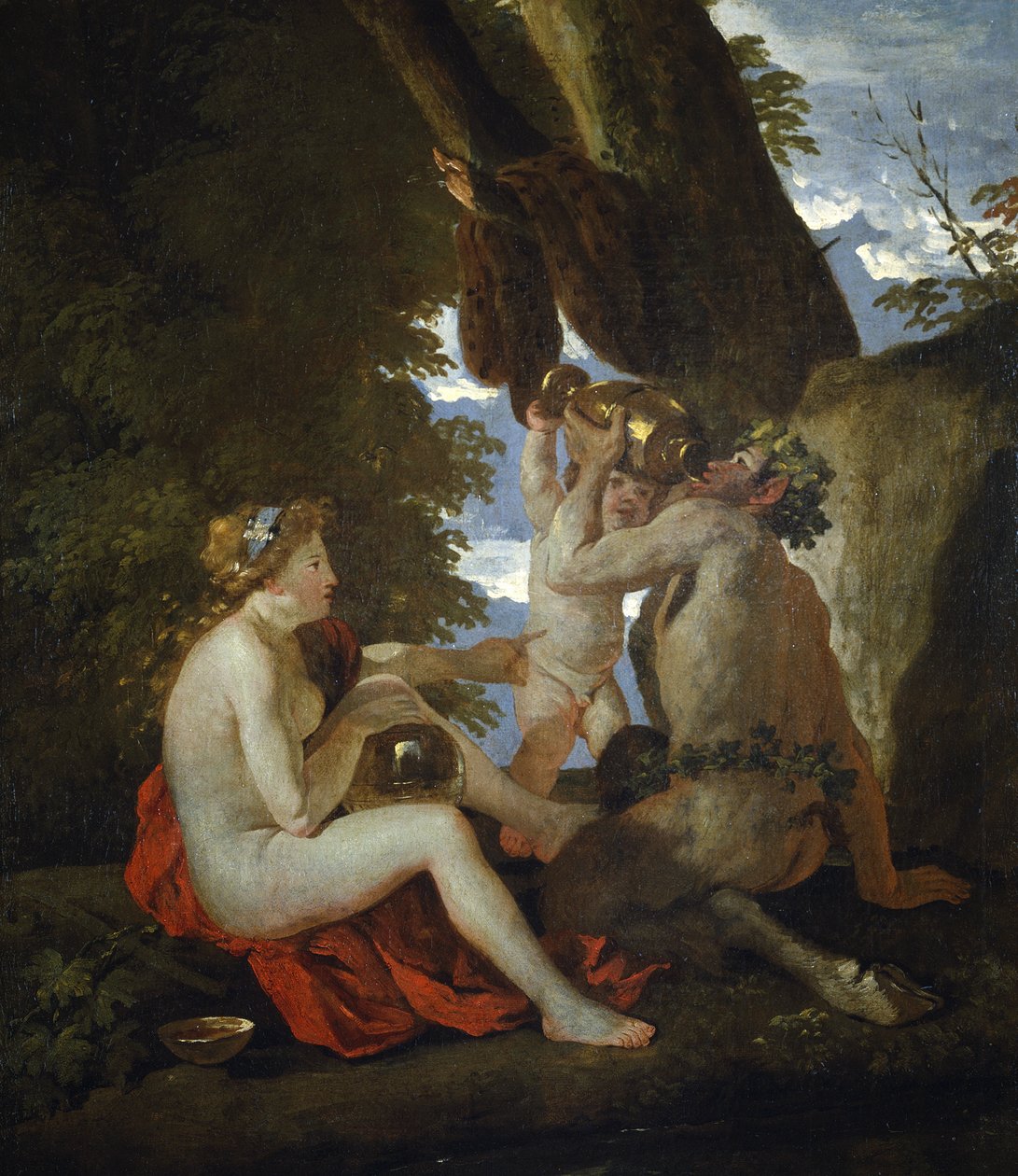 Bacchic jelenet, 1626-1628 alkotó: Nicolas Poussin