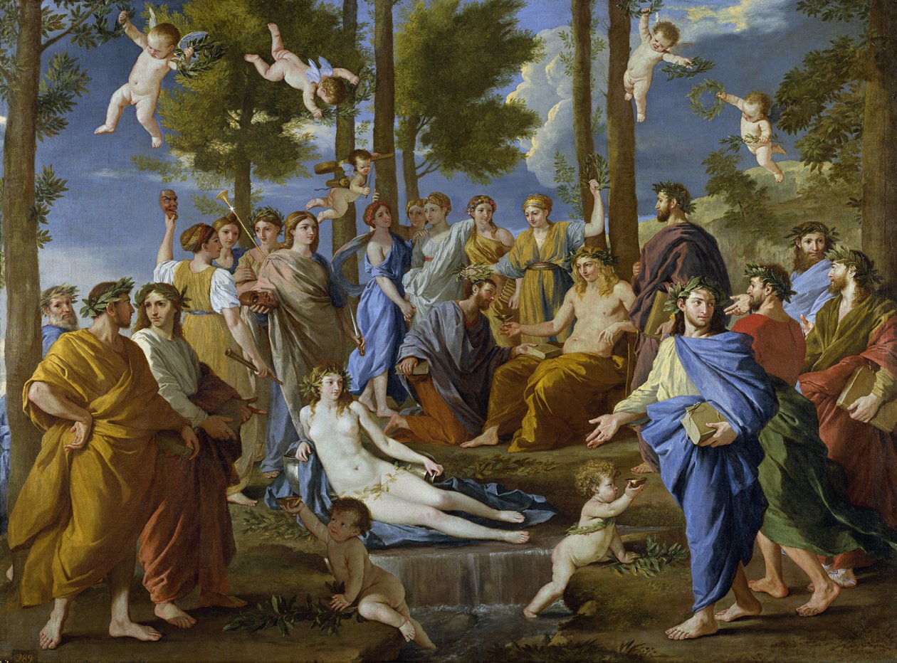 Parnasszus, 1631 alkotó: Nicolas Poussin