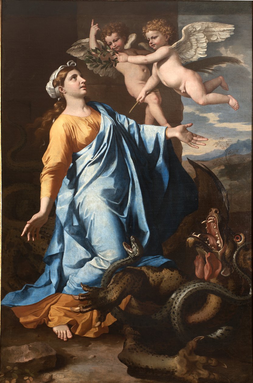 Szent Margit alkotó: Nicolas Poussin