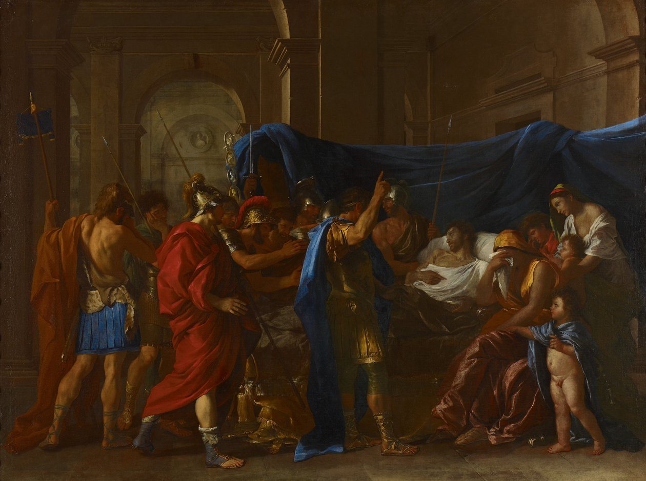Germanicus halála alkotó: Nicolas Poussin