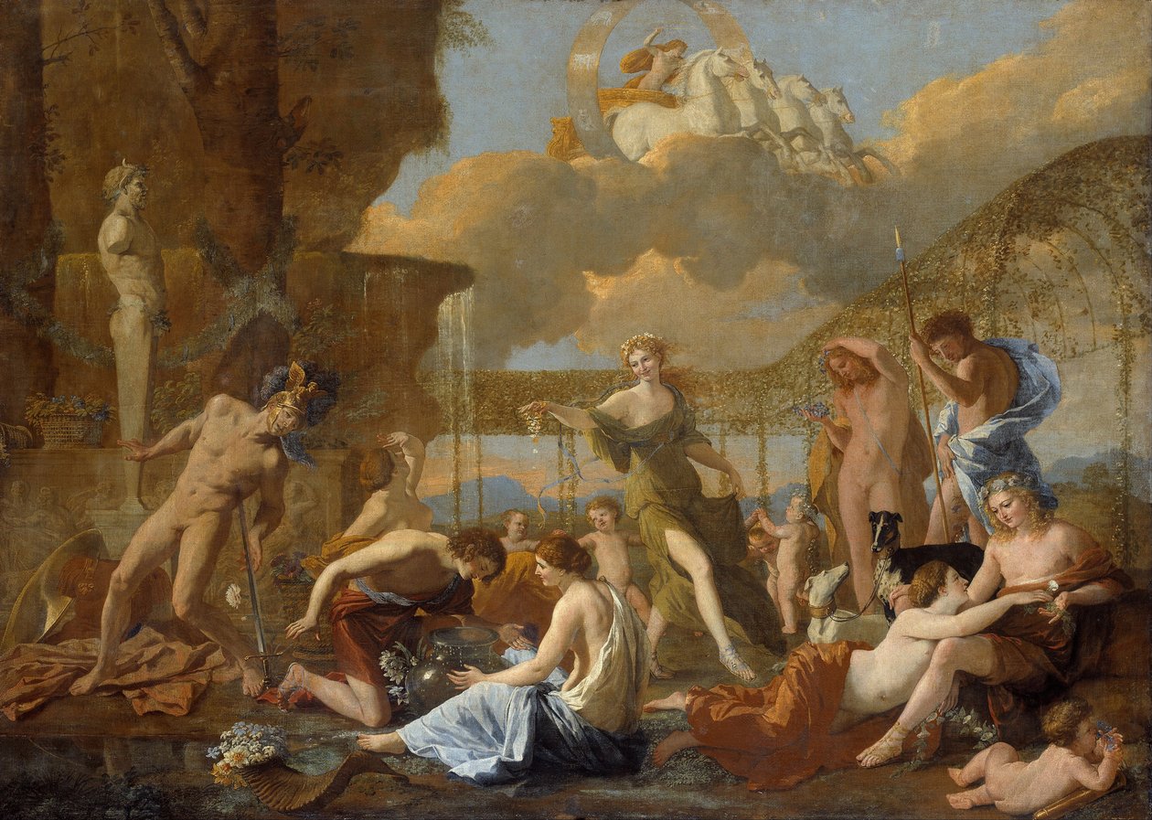 A Flora birodalma, 1631 alkotó: Nicolas Poussin