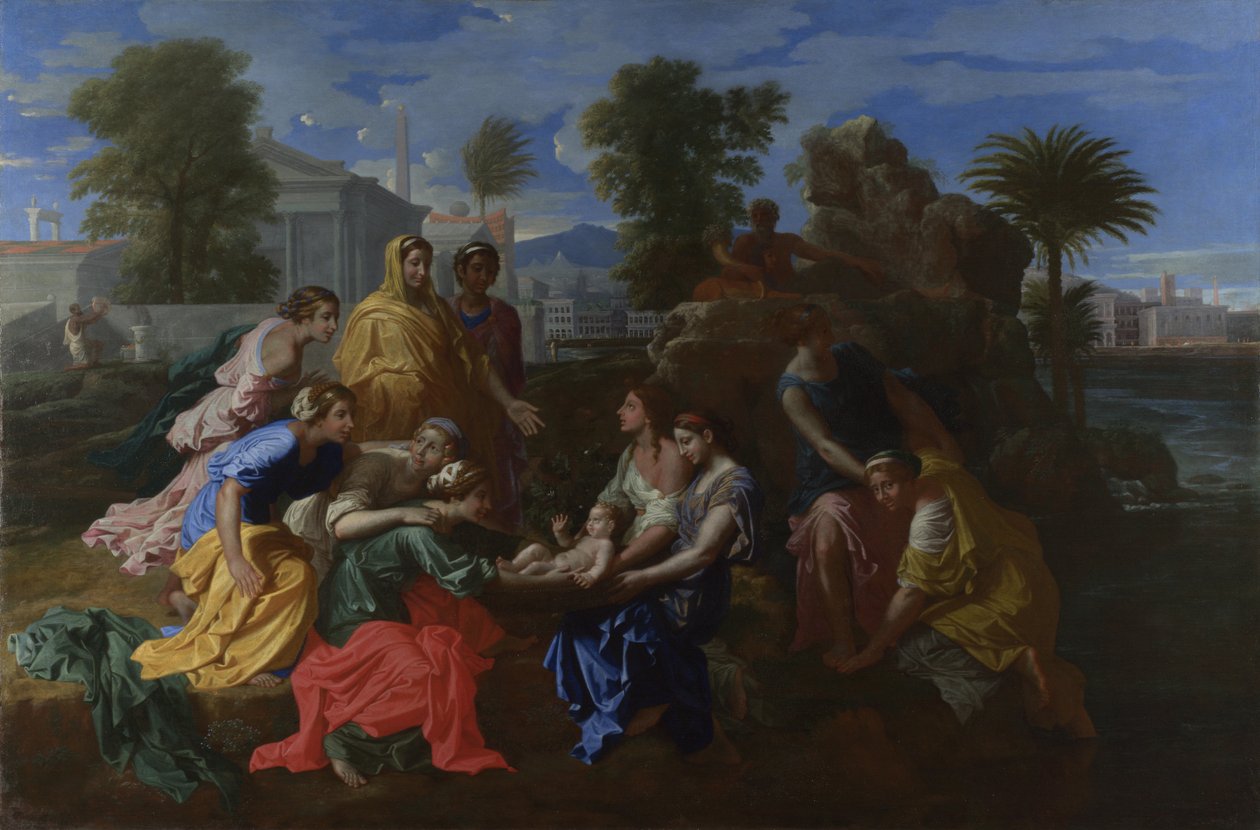 Mózes megtalálása, 1651 alkotó: Nicolas Poussin