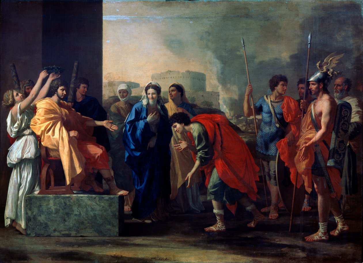 Scipio Africanus nagylelkűsége, 1640. alkotó: Nicolas Poussin