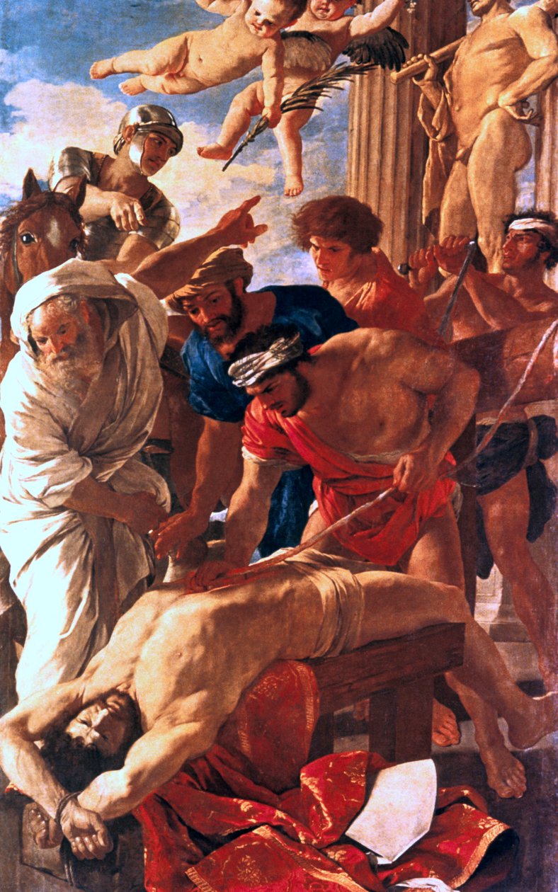 Erasme Saint vértanúsága, 1624 alkotó: Nicolas Poussin