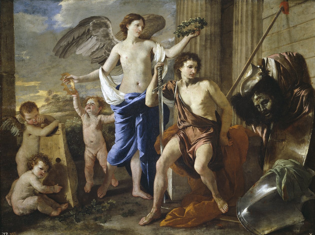 Dávid diadala, 1630 alkotó: Nicolas Poussin