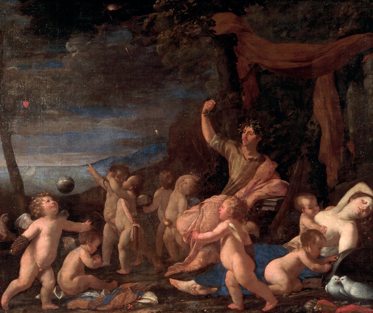 Ovidius diadala (olaj, vászon) alkotó: Nicolas Poussin