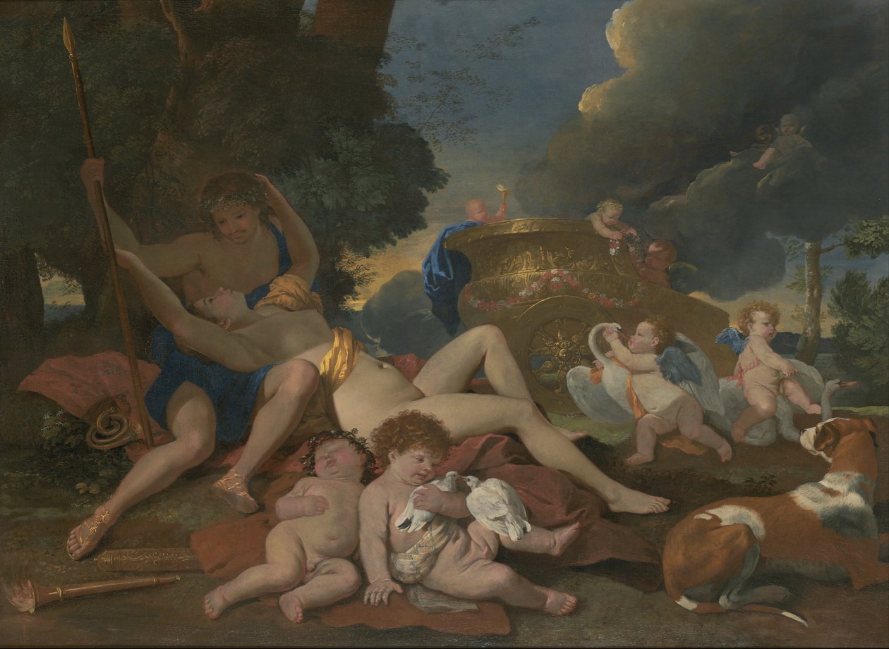 Vénusz és Adonisz alkotó: Nicolas Poussin