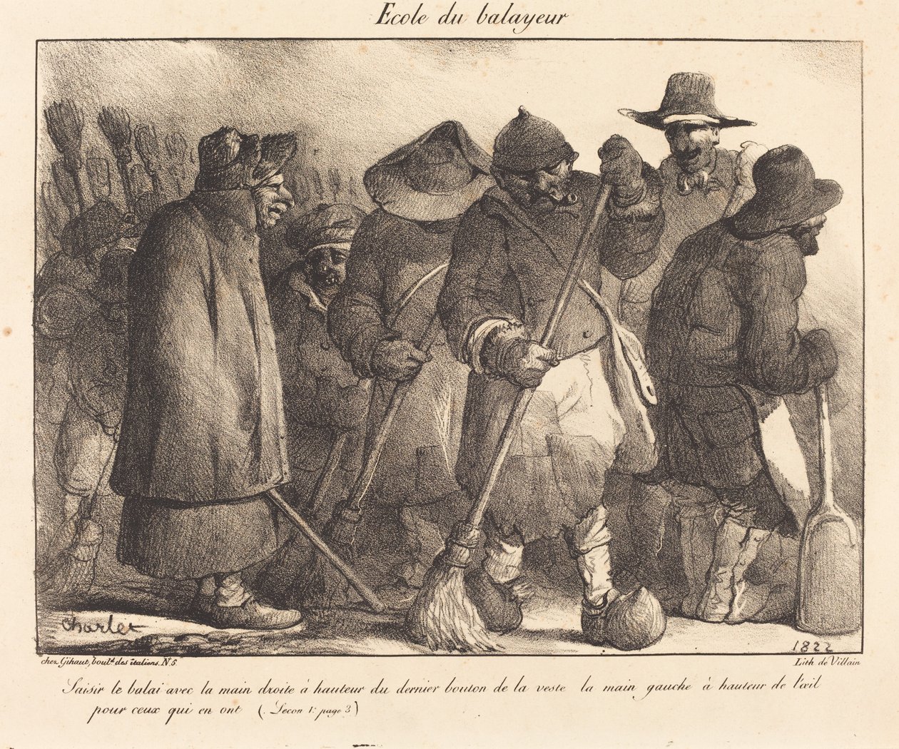 Seprőgép iskolája alkotó: Nicolas Toussaint Charlet