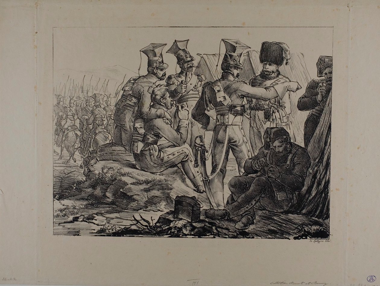 Lancers a Bivouac-on alkotó: Nicolas Toussaint Charlet