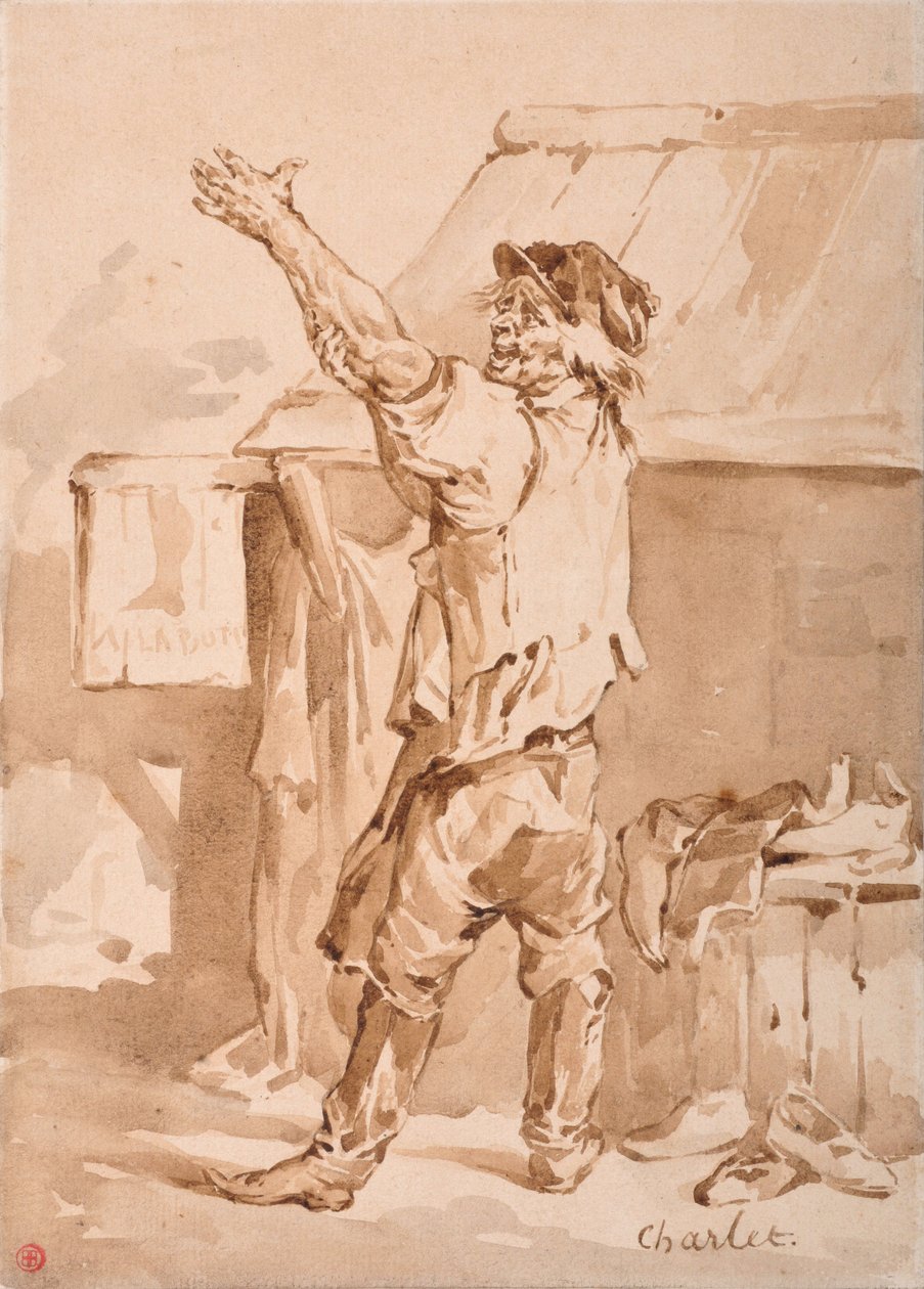 A cipész (lavis) alkotó: Nicolas Toussaint Charlet