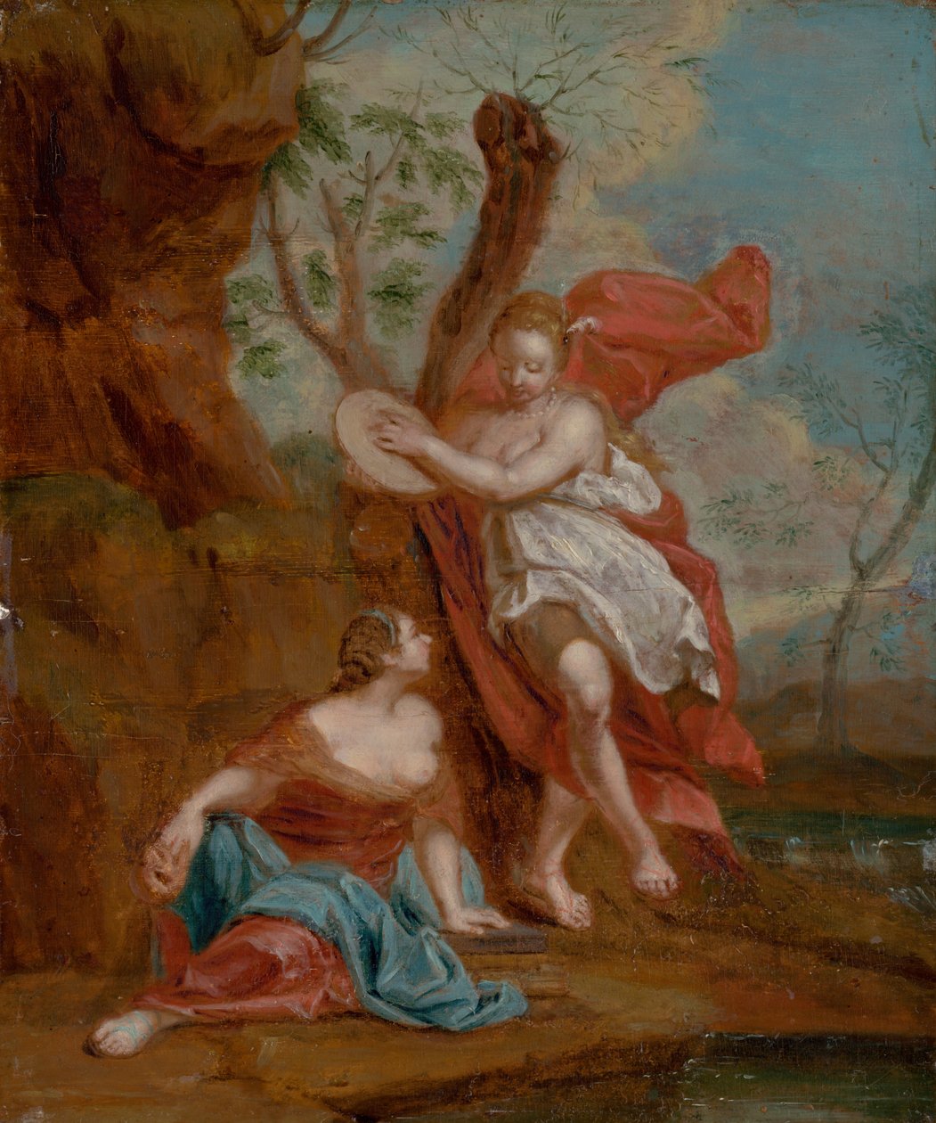 Thália és Terpsichore, 1719. alkotó: Nicolas Vleughels