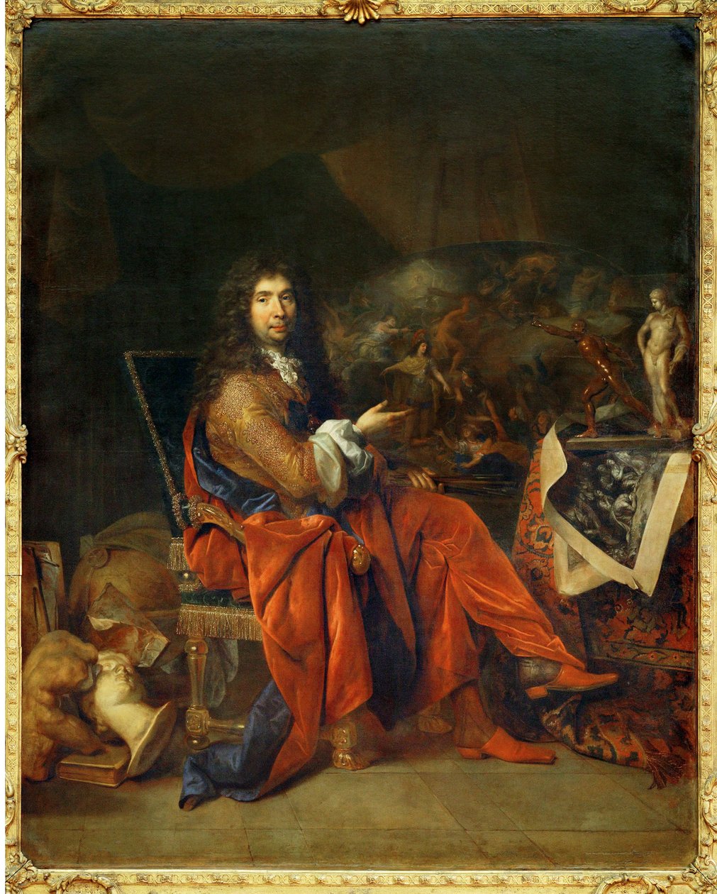 család ... alkotó: Nicolas de (workshop) Largilliere