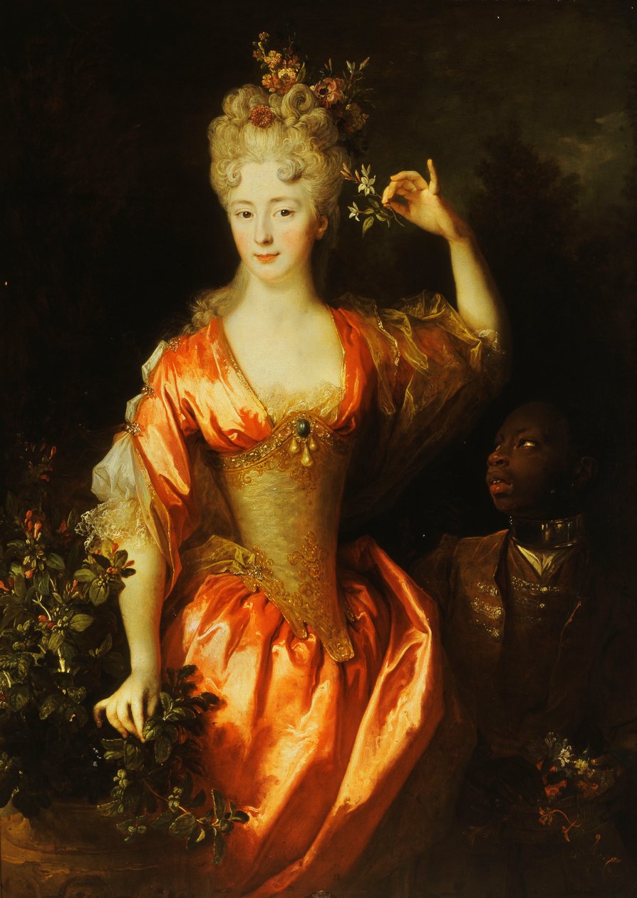 Marie-Marguerite-Elizabeth portréja d "Algere alkotó: Nicolas de Largillière