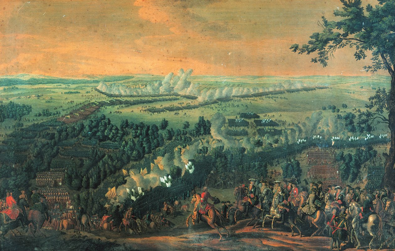 Lesznajai csata, 1720-as évek alkotó: Nicolas de Larmessin