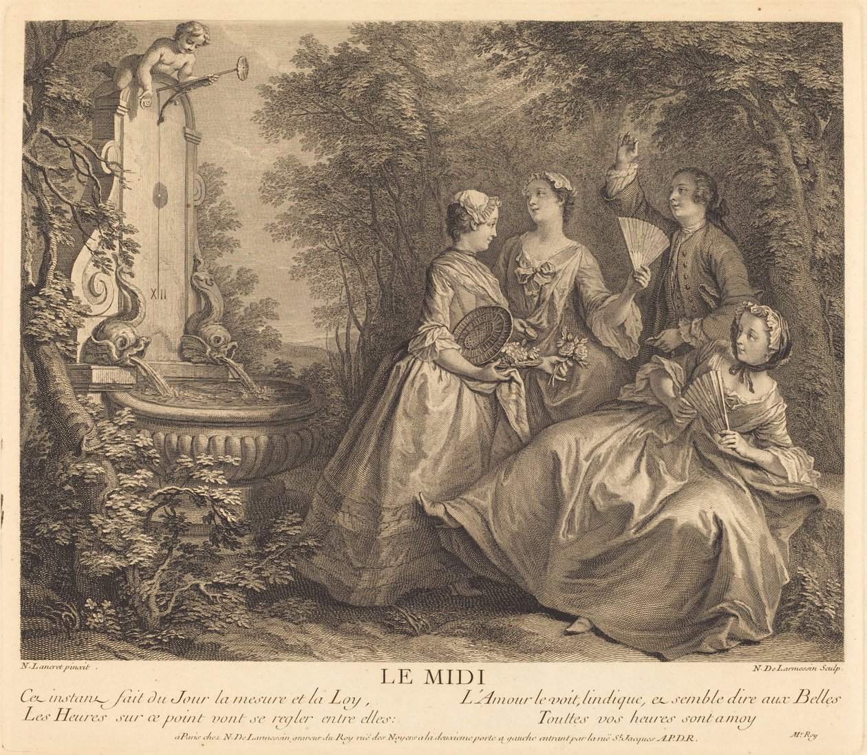 Dél alkotó: Nicolas de Larmessin IV after Nicolas Lancret