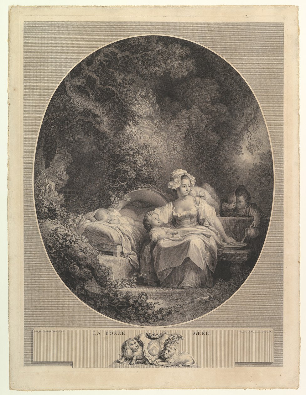 A jó anya.n.d. alkotó: Nicolas de Launay