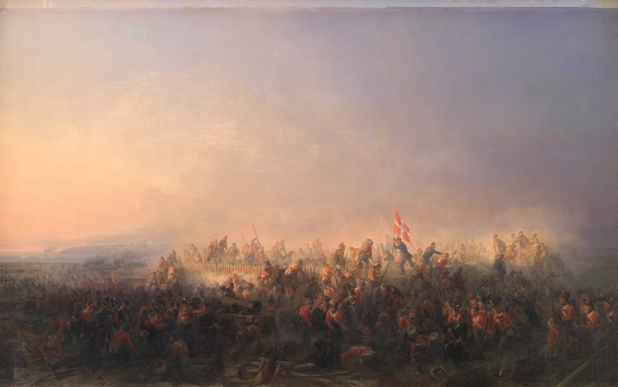 A fredericiai csata 1849. július 6-án alkotó: Niels Simonsen