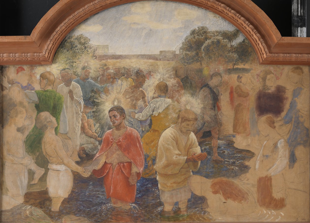 Keresztség pünkösdkor alkotó: Niels Skovgaard