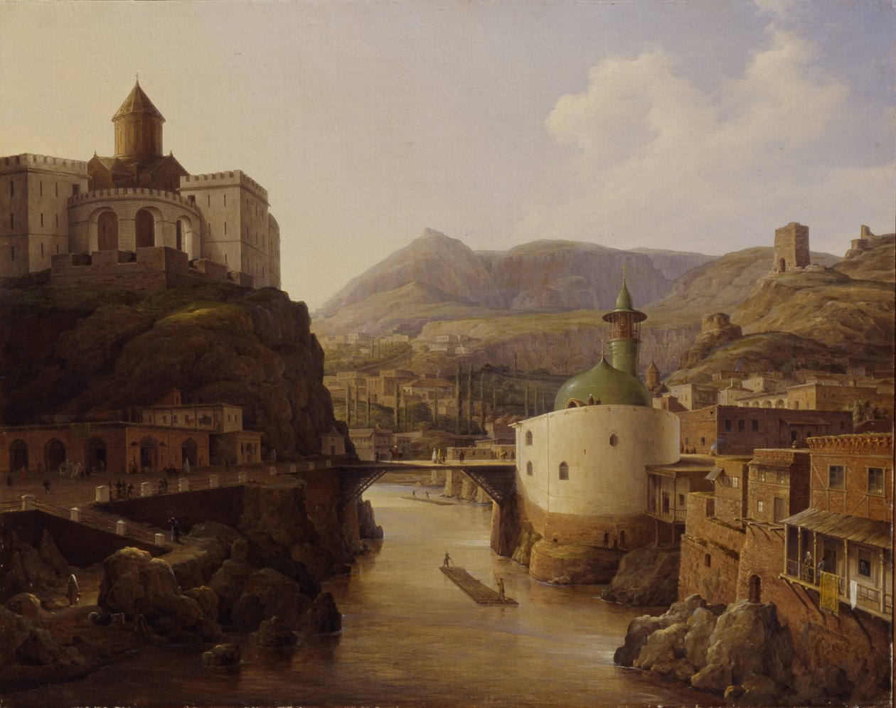 Tiflis látképe, 1839 alkotó: Nikanor Grigoryevich Chernetsov