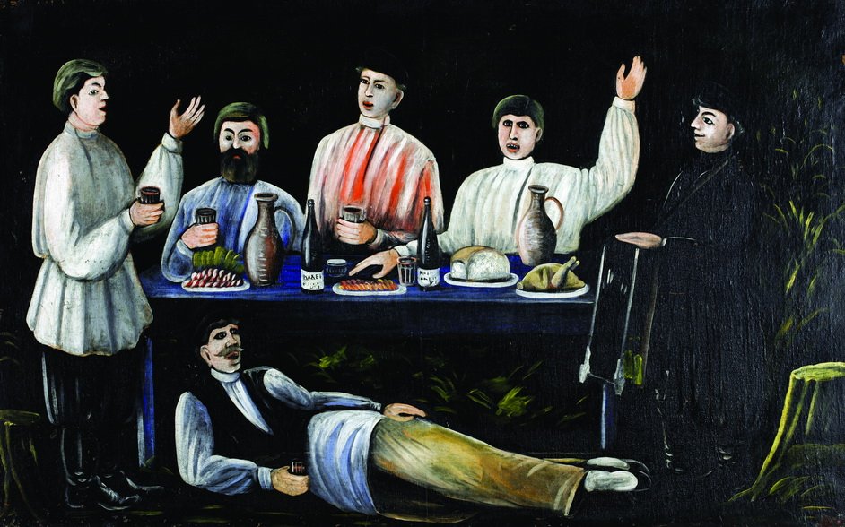  Molokani Carousingn alkotó: Niko Pirosmani