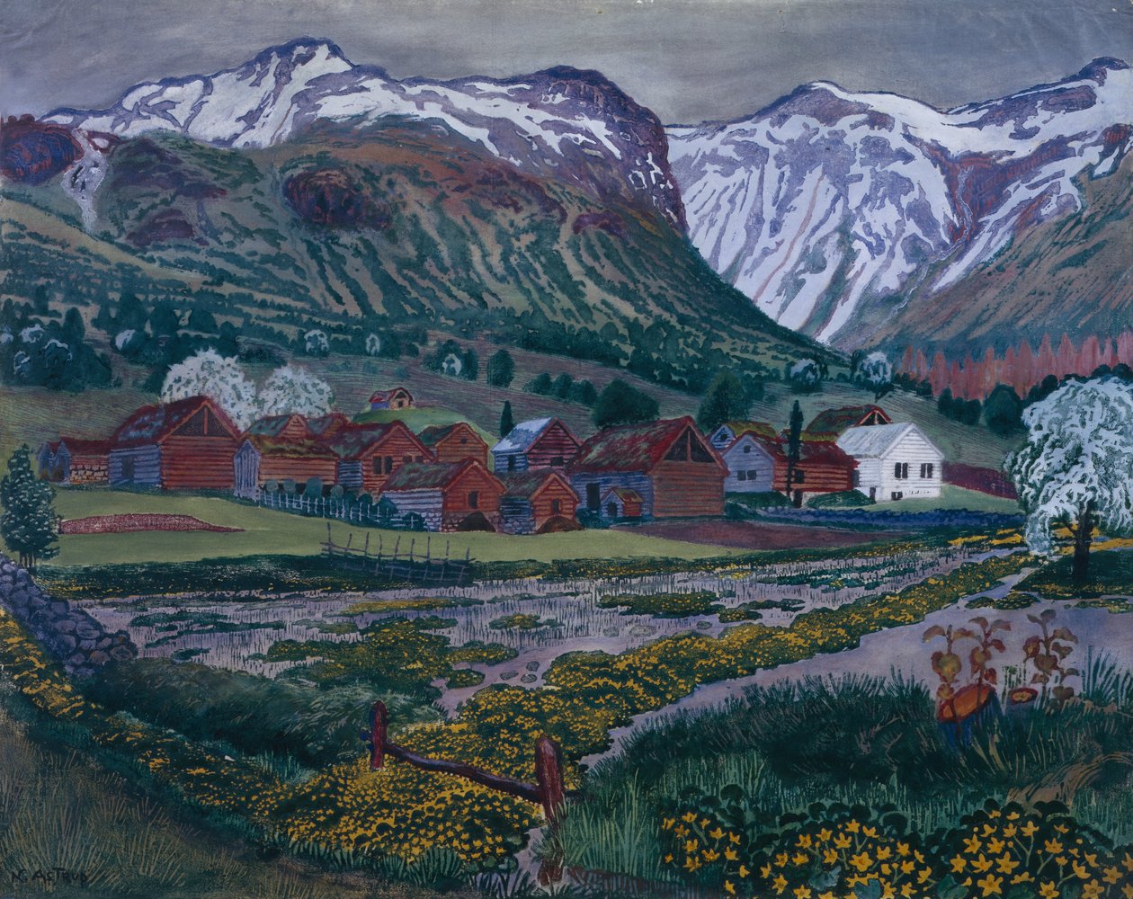 Boglárka éjszaka alkotó: Nikolai Astrup