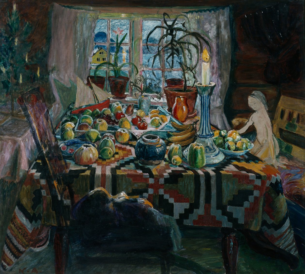 Karácsony napja (olaj, vászon) alkotó: Nikolai Astrup