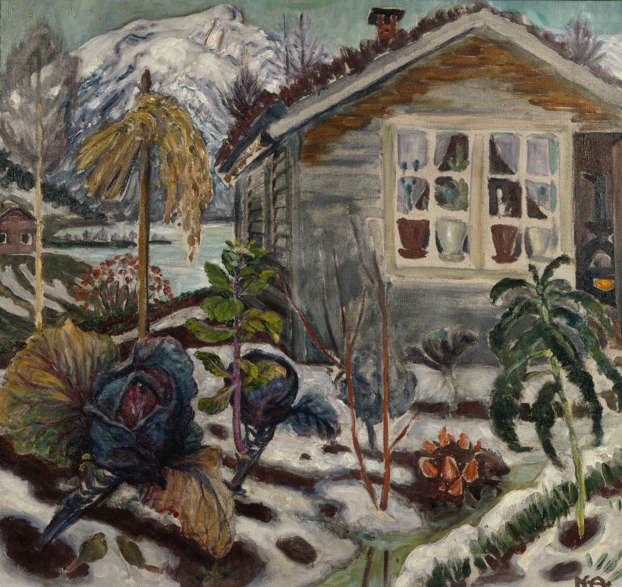 Kora ősz (olaj, vászon) alkotó: Nikolai Astrup