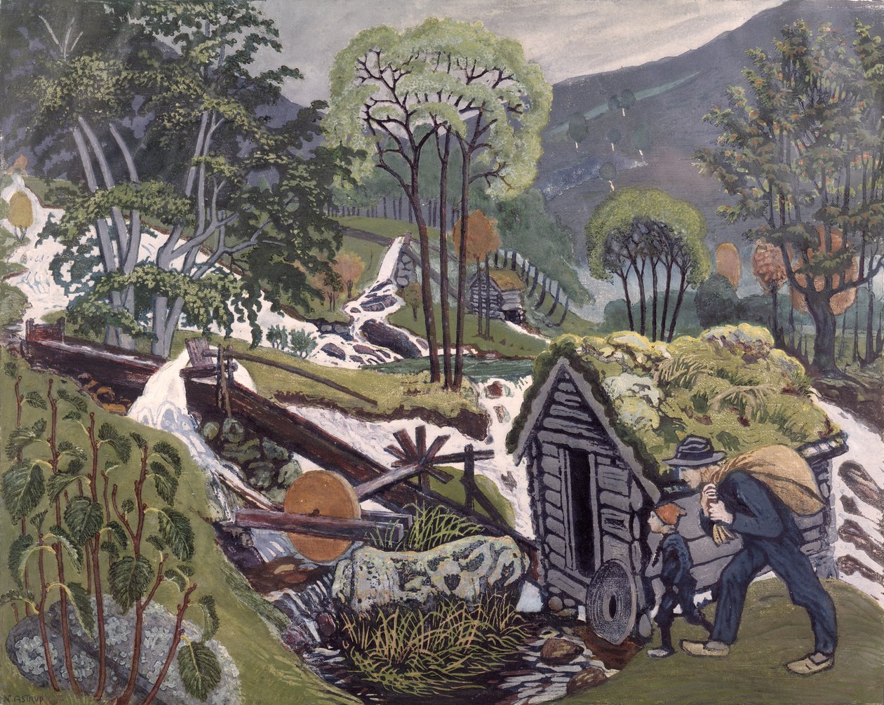 Kvennagong víz alkotó: Nikolai Astrup